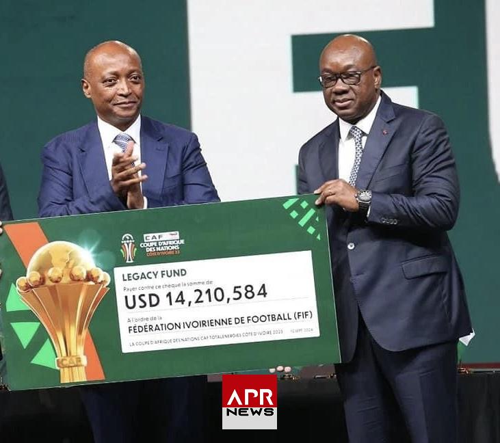 APRNEWS : La CAF reverse 8 milliards de FCFA à la Fédération ivoirienne de football