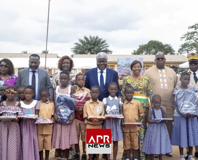 APRNEWS : Rentrée scolaire 2024-2025 – Beugré Mambé lance la distribution de 4 116 957 kits