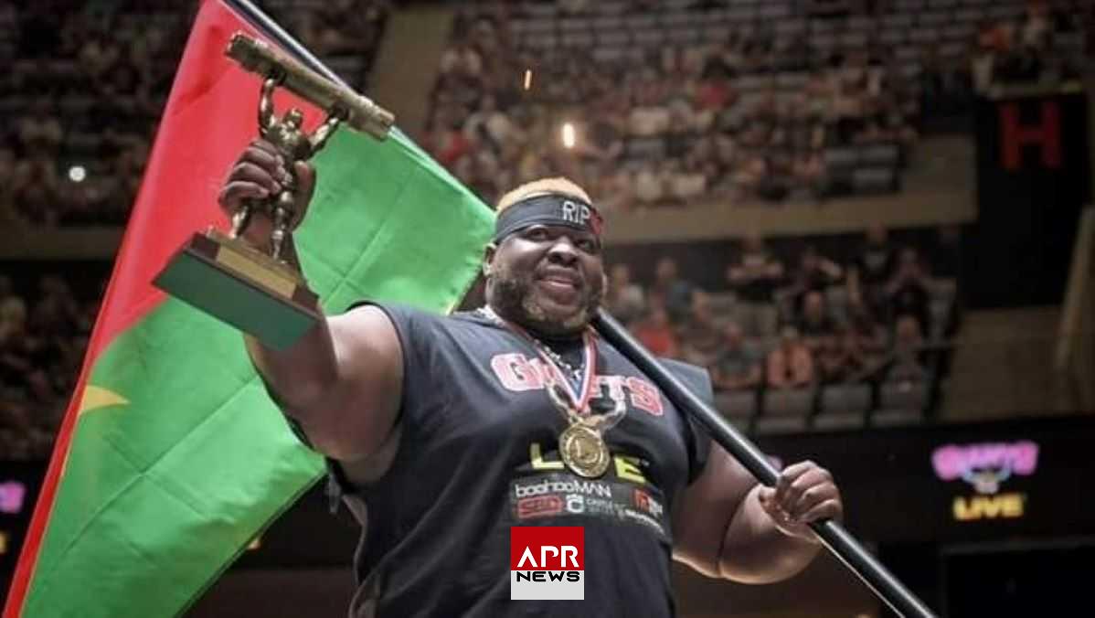 APRNEWS: Burkina Faso – Nouveau record mondial pour Iron Biby, l’homme le plus fort du monde