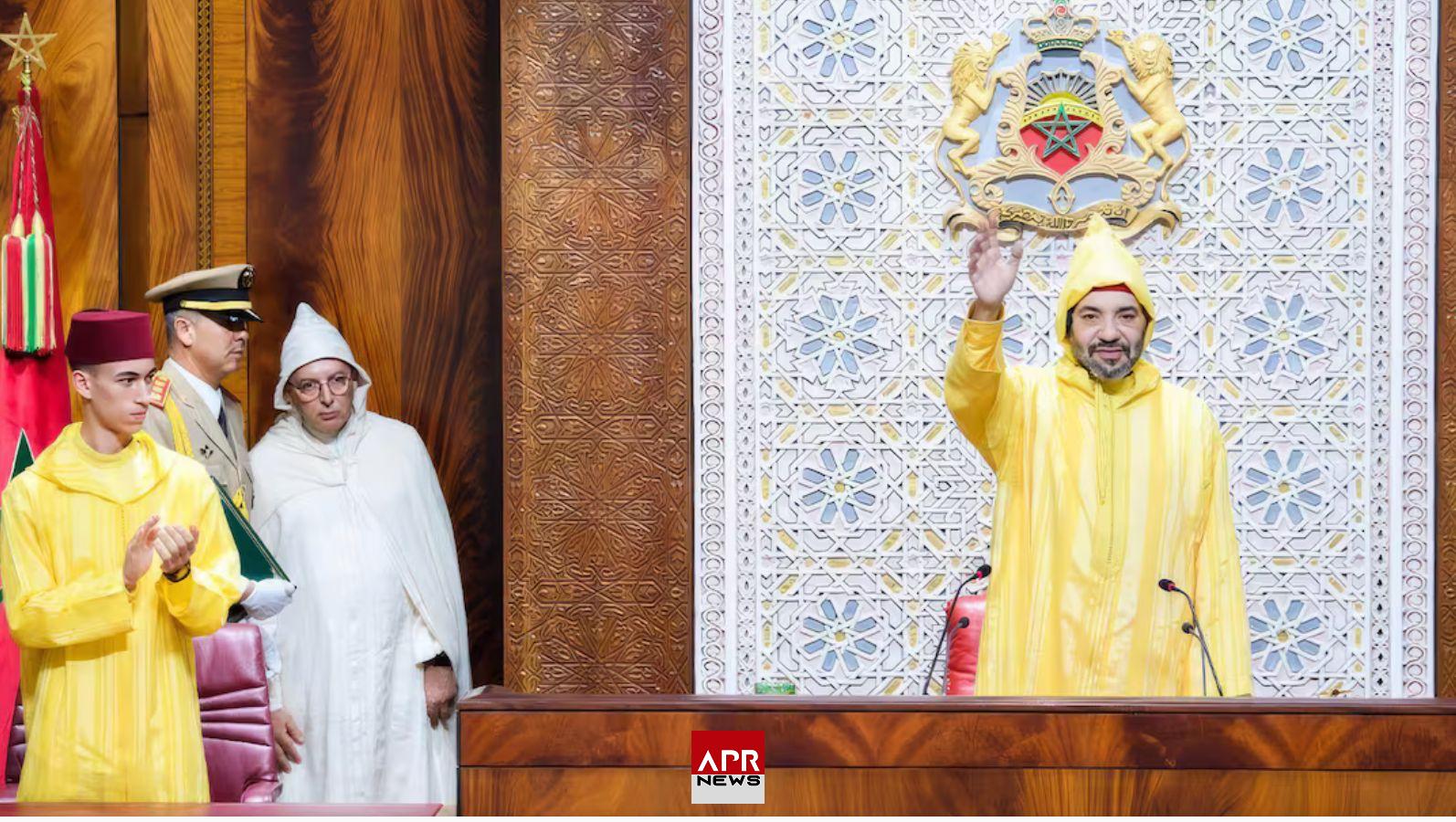 APRNEWS: Marocanité du Sahara – Devant le Parlement, le roi remercie solennellement Macron