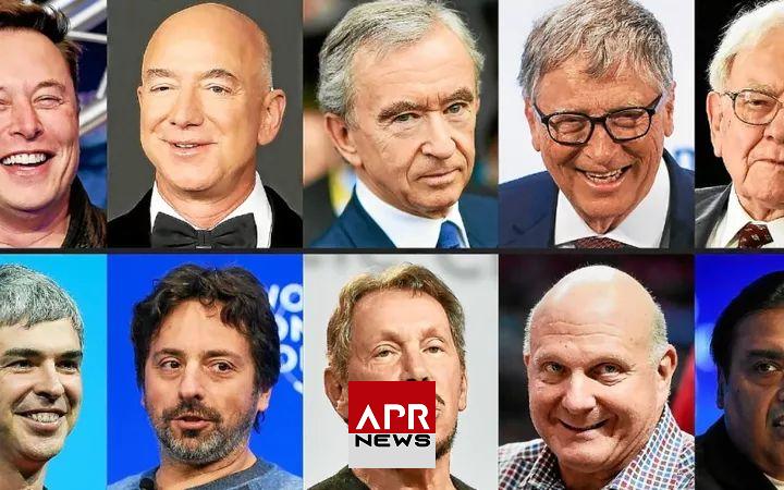 APRNEWS: Les 10 hommes les plus riches de la planète ont fait 88 milliards $ en une journée