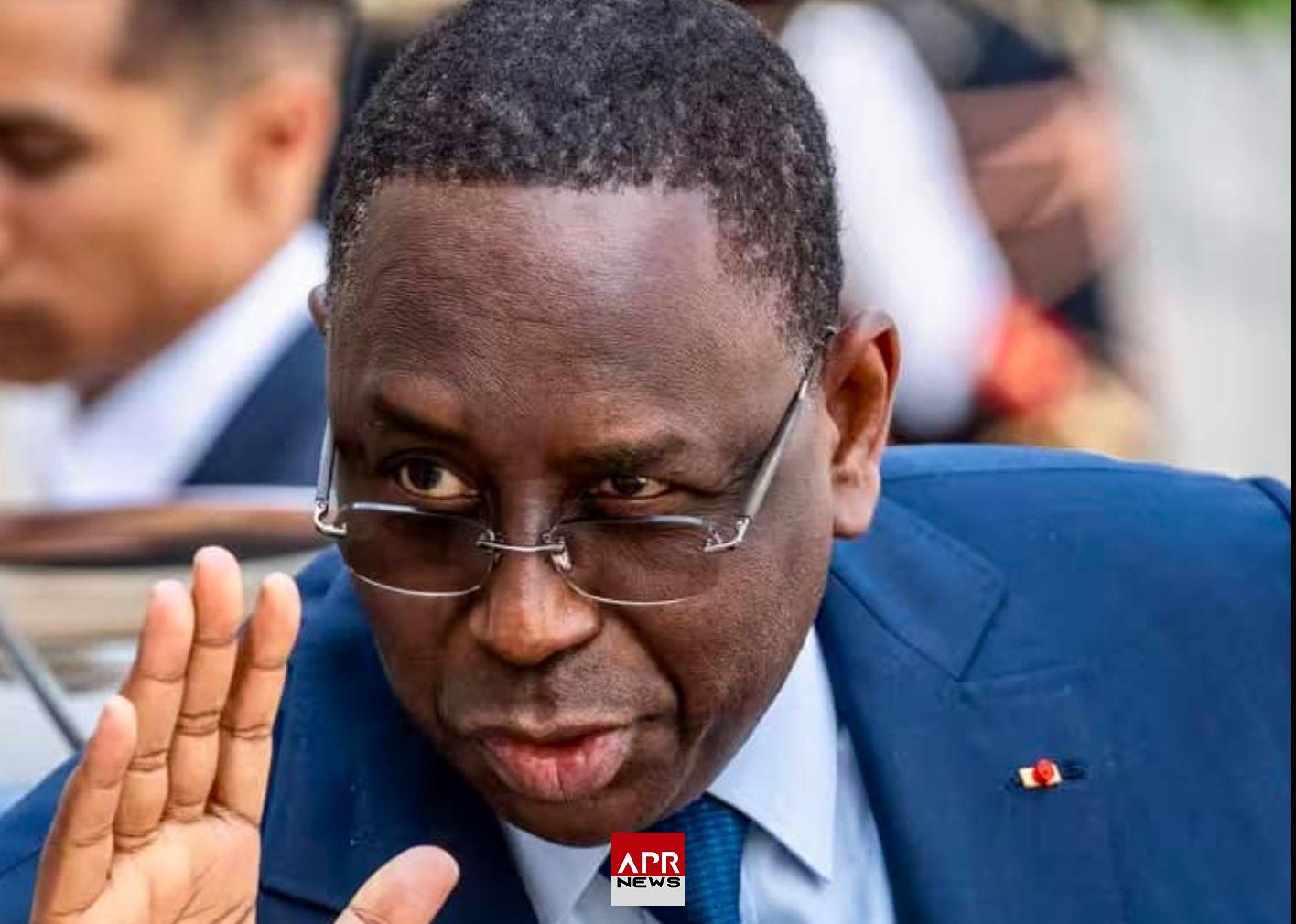 APRNEWS: Macky Sall annonce qu’il renonce à son mandat de député.