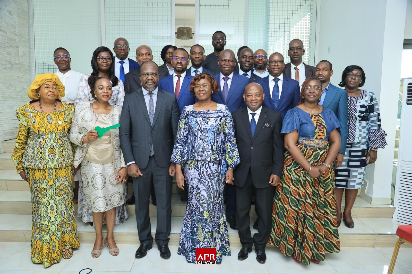 APRNEWS: Nialé Kaba inaugure le siège du Centre Panafricain de la Statistique.