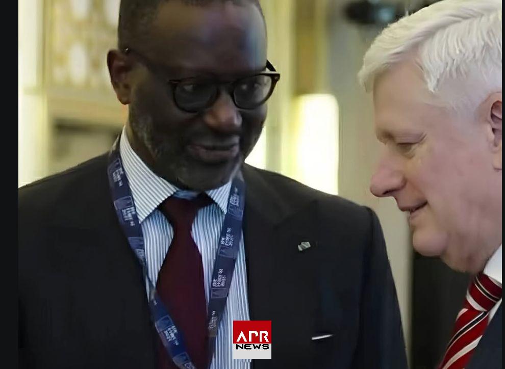 APRNEWS: Tidjane Thiam récompensé à New York pour son engagement en faveur de la paix et de la démocratie