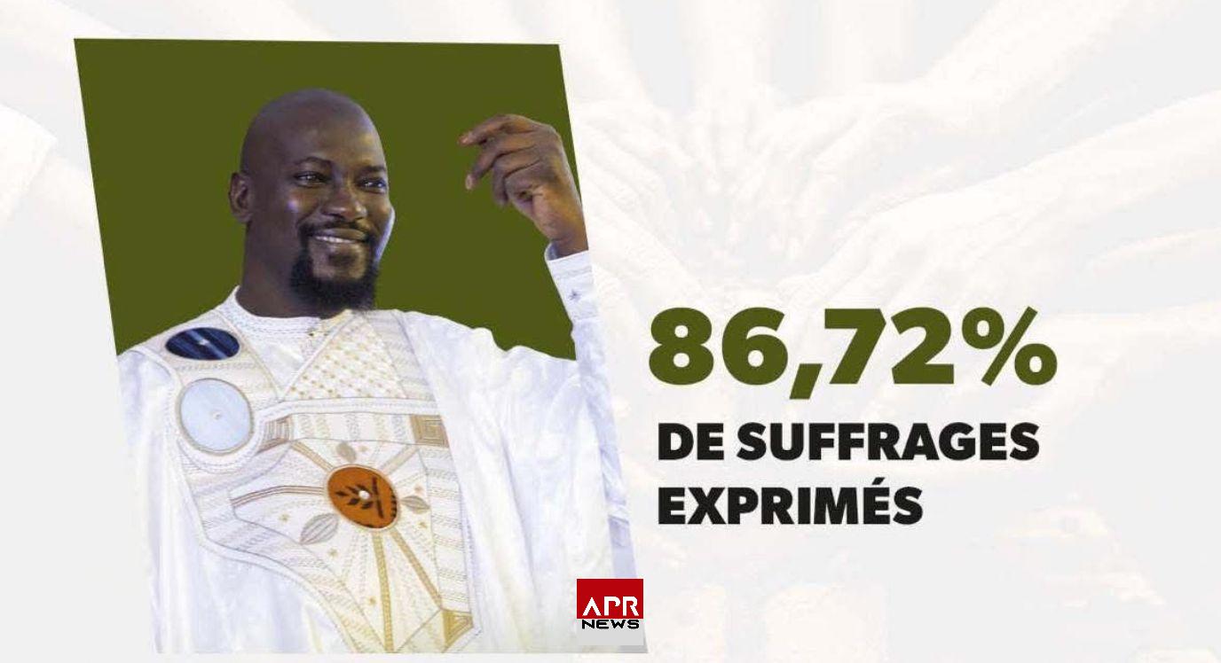 APRNEWS: Mamadi Doumbouya élu président de la République de Guinée dès le premier tour APRNEWS: Mamadi Doumbouya élu président de la République de Guinée dès le premier tour