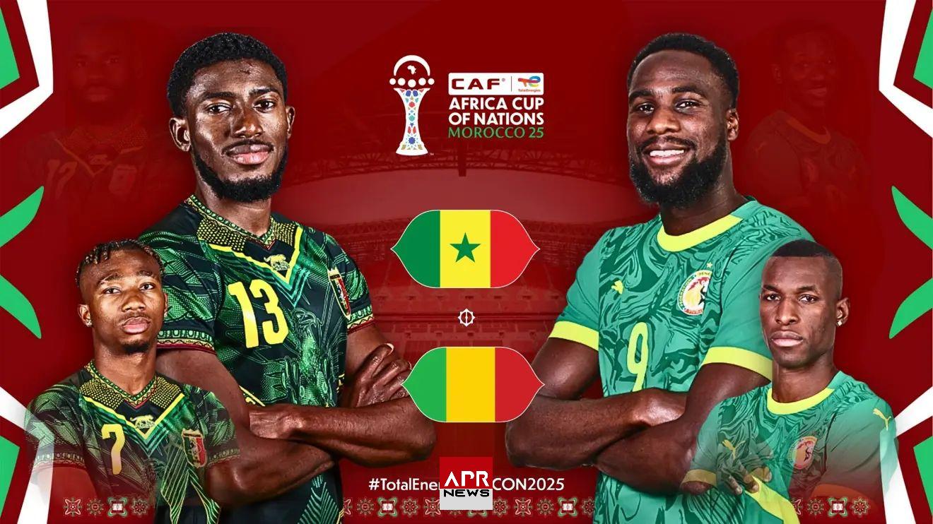 APRNEWS: CAN 2026 – Le Sénégal valide son billet pour les demi-finales face au Mali, dans un duel fraternel et rugueux